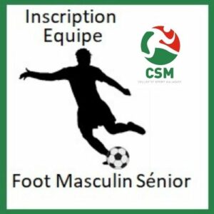 T2D - Inscription Equipe Football Sénior