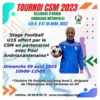 Stage Jeune Football U15
