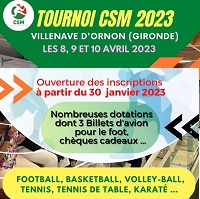 Tournoi C.S.M. 2023