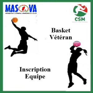 Tournoi Solidarité - Inscription Equipe Basket-ball Vétéran 5x5