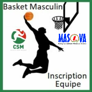 Tournoi Solidarité - Inscription Equipe Basket-ball Masculin 5x5