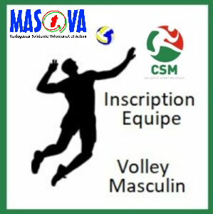 Tournoi Solidarité - Inscription Equipe Volley-ball Masculin